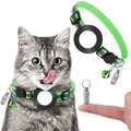 Accessory – Pet Anti Lost Address Pendant Collar with Bell for AirTag 2nd Gen /... Green