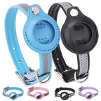 For AirTag 2nd Gen / AirTag 1st Gen Tracker Protective Cover Pet PU Collar, XS, M, S