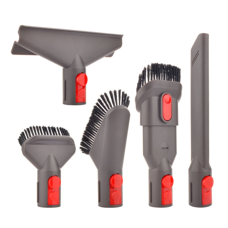 Vacuum Cleaner Accessories for Dyson V7 V8 V10 V11 V12 V15, 5 In 1, Soft Brush, Two -in -one Brush, 2 PCS Stain Brush, Mattress+Crevice+Stain Brush, 4 In 1 Set, Hose Set, 2 PCS Adapter, Bracket 5 In 1