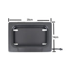 US Motorcycle License Plate Cover Frame Roller Blind License Plate Bracket, Roller Blind License Plate Bracket
