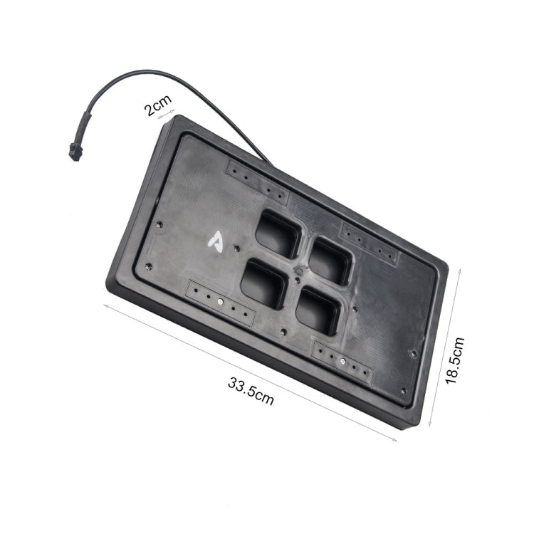 US Standard Car Flip Retractable License Plate Holder Hidden Shutter Cover License Plate Holder, US Standard Flip Retractable – Magnetic, Flip