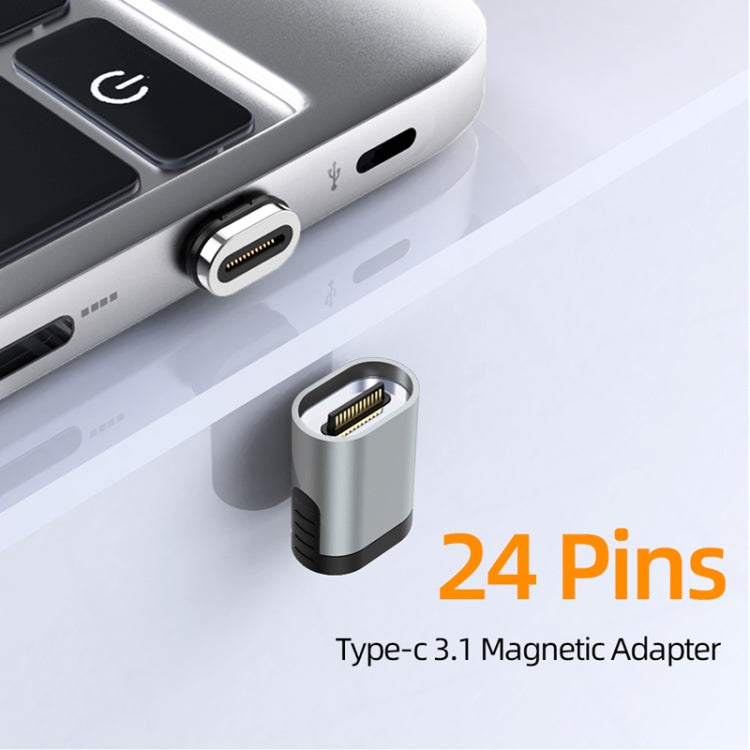TZ28 PD 100W 24Pin Fast Charge Data and Video Transmission Type-C / USB-C Magnetic Adapter – Magnetic, Fast Charging, Aluminum Alloy