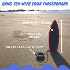 2 PCS Mini Fingertip Surfboard Kids Fingertip Skateboard Toys, Red, Yellow, Blue, Green