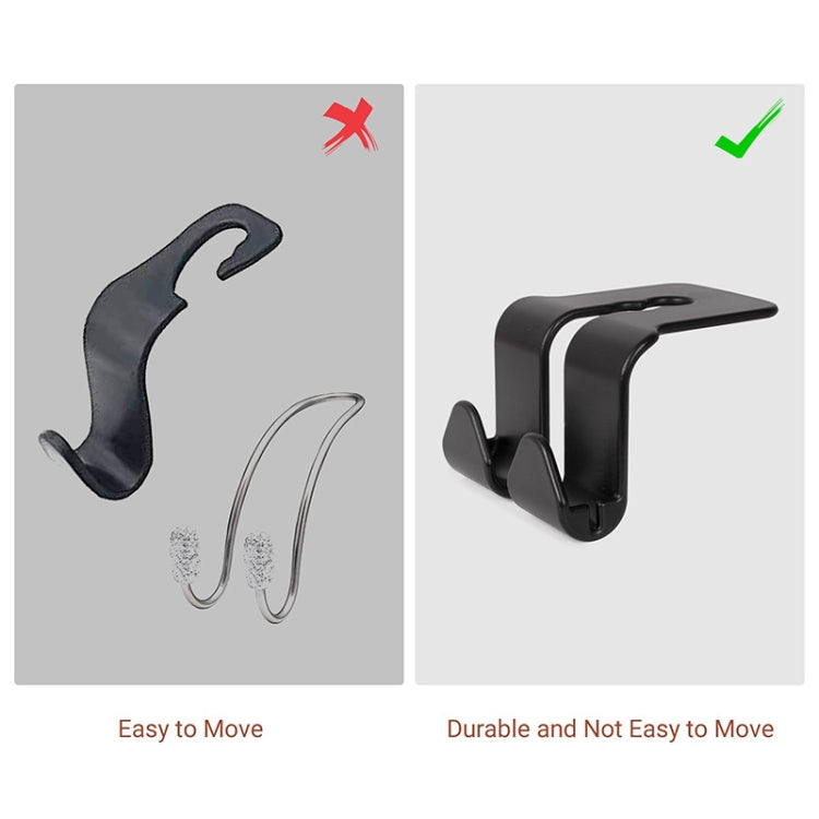 Multifunctional Car Seat Hook Lock Type Mobile Phone Holder – Durable Build, Easy to Use