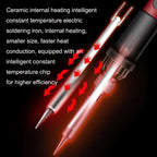 Household Constant Temperature Soldering Iron Set 60W Internal Heat Welding Tool Kit, ANENG SL101 24pcs/set Rotary Thermostat, 24pcs/set EU Plug, 25pcs/set US Plug, 25pcs/set EU Plug