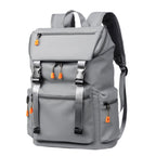 WEIXIER B1862 Men Business Leisure Large Capacity Travel Bag Computer Backpack, B1862 Grey, B1862 Black