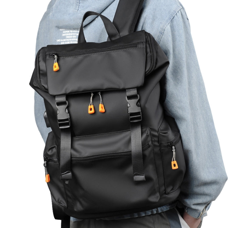 WEIXIER B1862 Men Business Leisure Large Capacity Travel Bag Computer Backpack, B1862 Grey, B1862 Black