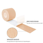 3pcs Muscle Tape Physiotherapy Sports Tape Basketball Knee Bandage, Size:, 2.5cm x 5m, 3.8cm x 5m