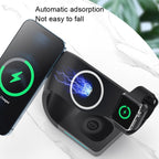 LFX-178 Wireless Charger – 4 In 1 Wireless Charger For Smartphone&iWatch&AirPods, LFX-178