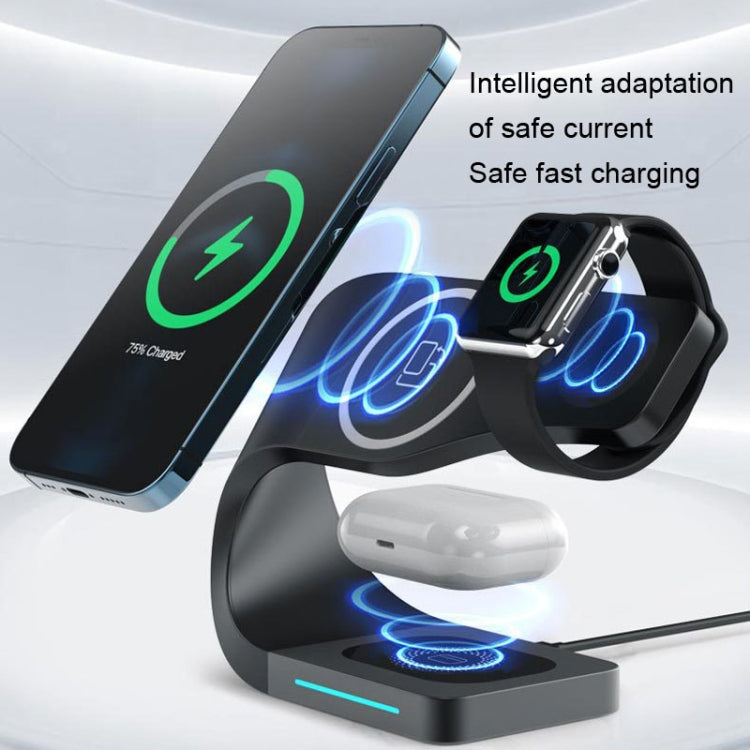 LFX-178 Wireless Charger – 4 In 1 Wireless Charger For Smartphone&iWatch&AirPods, LFX-178