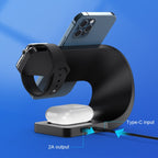 LFX-178 Wireless Charger – 4 In 1 Wireless Charger For Smartphone&iWatch&AirPods, LFX-178