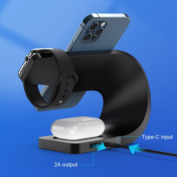 LFX-178 Wireless Charger – 4 In 1 Wireless Charger For Smartphone&iWatch&AirPods, LFX-178