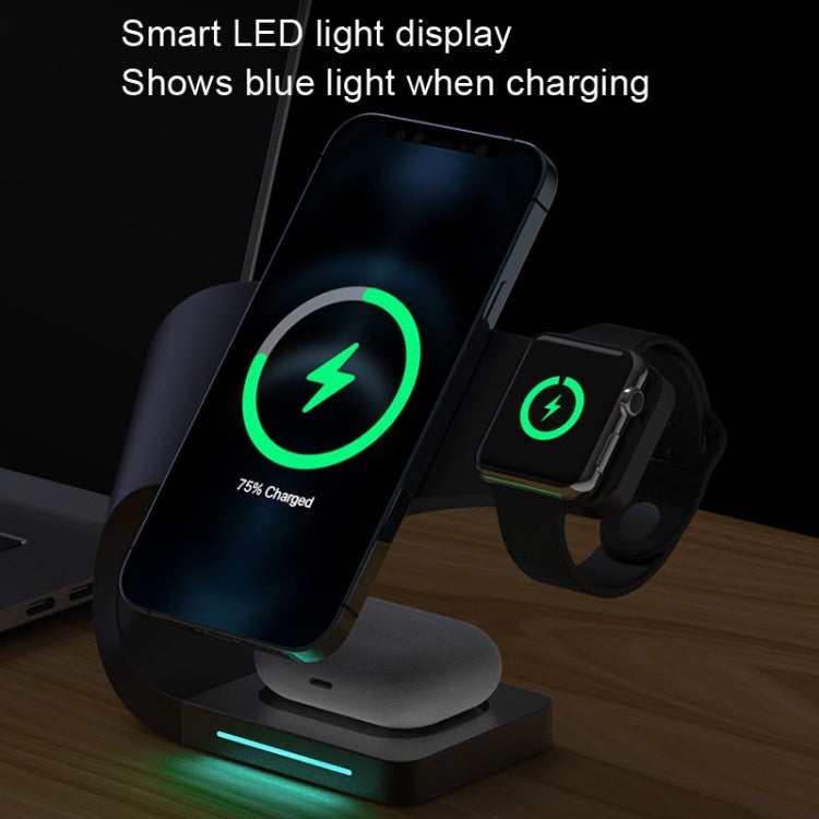 LFX-178 Wireless Charger – 4 In 1 Wireless Charger For Smartphone&iWatch&AirPods, LFX-178