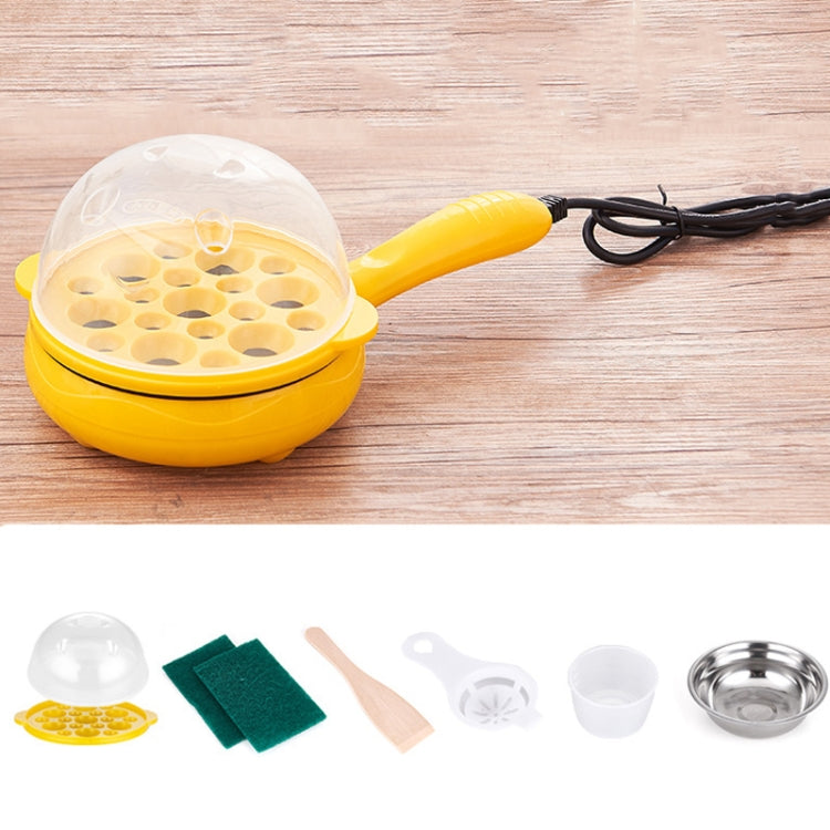 350W Electric Egg Omelette Cooker Frying Pan Steamer Cooker,EU Plug,Style:, Single Layer Set Yellow, Double Layer Set Yellow, Pan+Wood Shovel Yellow, Single Layer Set Pink, Double Layer Set Pink, Pan+Wood Shovel Pink Single Layer Set Yellow