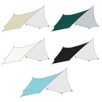 Outdoor Octagonal Curtain Tent Rain and Sun Protection Camping Sunshade Pergola, White, Green, Khaki, Black, Blue