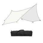 Outdoor Octagonal Curtain Tent Rain and Sun Protection Camping Sunshade Pergola, White, Green, Khaki, Black, Blue White
