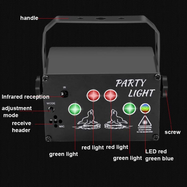 T10 Voice-Controlled Mini Stage Laser Light Atmosphere Light With Remote Control – Durable Build, Easy to Use