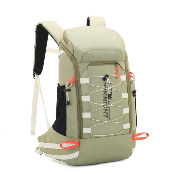 Free Knight FK0398 40L Outdoor Hiking Waterproof Backpack with Rain Cover, Black, Light Gray, Deep Green, Light Green, Orange, Blue – Waterproof, Wear-resistant Light Green