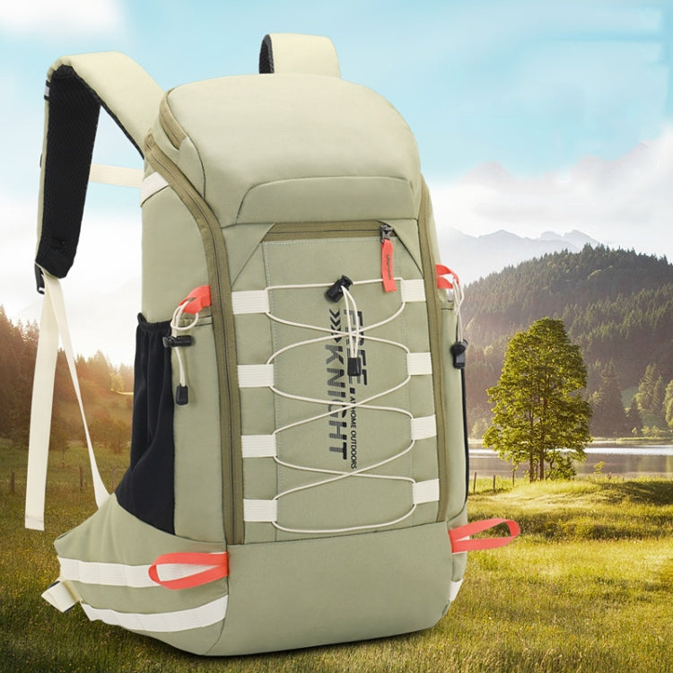 Free Knight FK0398 40L Outdoor Hiking Waterproof Backpack with Rain Cover, Black, Light Gray, Deep Green, Light Green, Orange, Blue