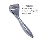 Face Slimming Instrument Roller Metal Barbed Facial Massager, Metal Roller