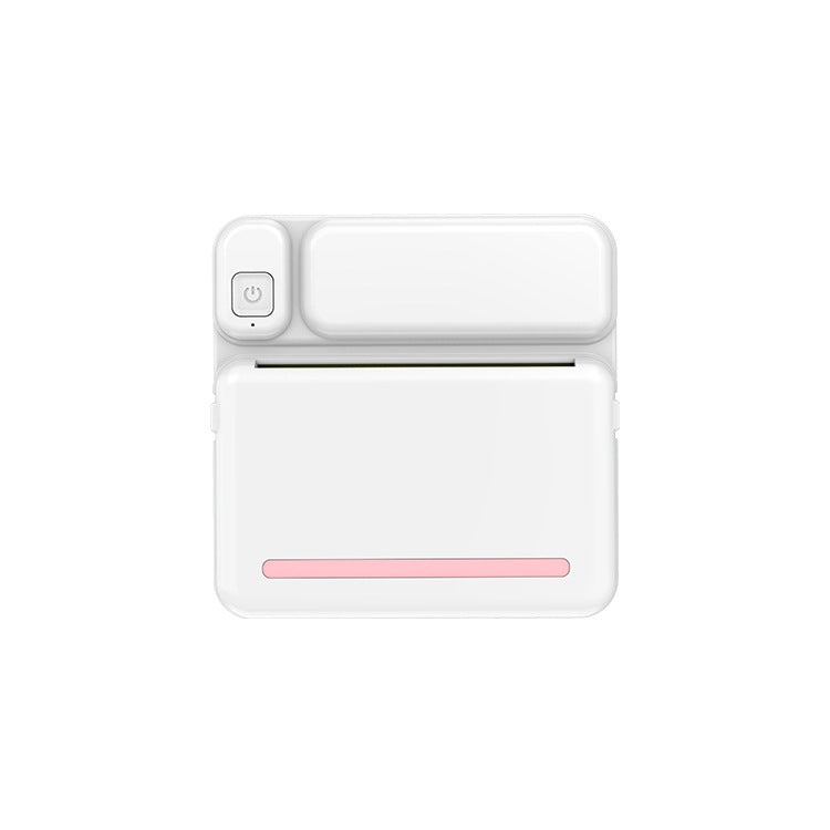 C19 200DPI Student Homework Printer Bluetooth Inkless Pocket Printer, Pink, Blue, Pink Printer Paper x 5, Blue Printer Paper x 5, Pink Sticker x 5, Blue Sticker x 5, Pink Set, Blue Set Pink