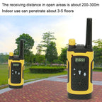 Children Walkie-talkie Remote Wireless Call Parent-child Interactive Toy Phone, Red, Yellow