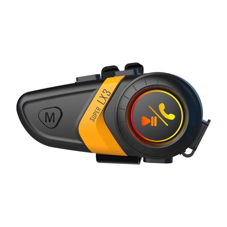 Motorcycle Helmet Call Music Navigation Bluetooth Headset, Red, Yellow, Green – Waterproof, Bluetooth Yellow Soft Pipe Microphone
