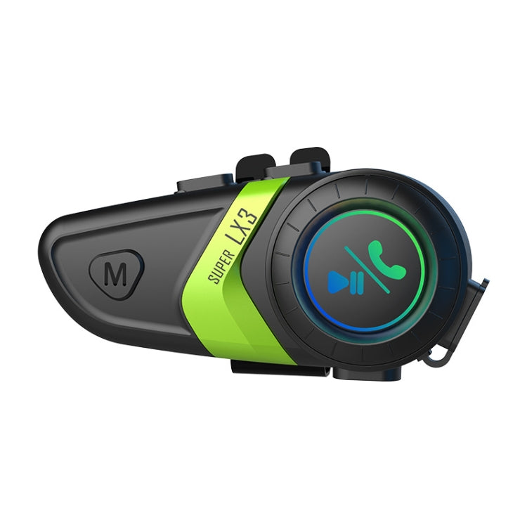 Motorcycle Helmet Call Music Navigation Bluetooth Headset, Red, Yellow, Green – Waterproof, Bluetooth Green Hard Pipe Microphone