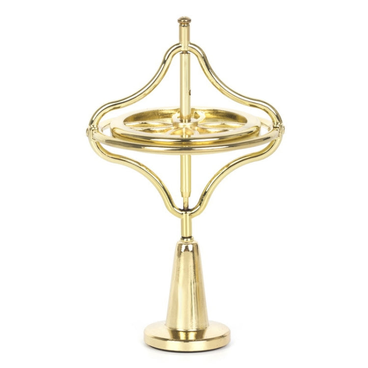 Fingertips Zinc Alloy Decompression Toy Metal Gyroscope, Gold, Colorful Gold
