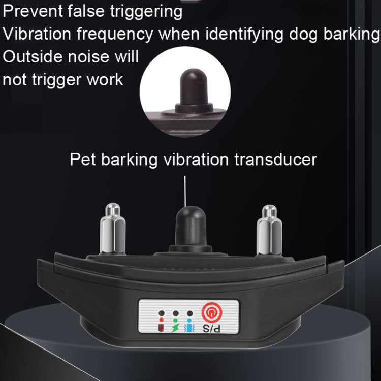 Intelligent Anti-barking Device Dog Trainer Collar, Style:, Vibration+Sound