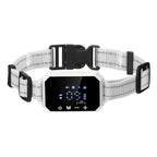Dog Trainer Electronic Fence Smart GPS Wireless Bark Stop, White, Black White White