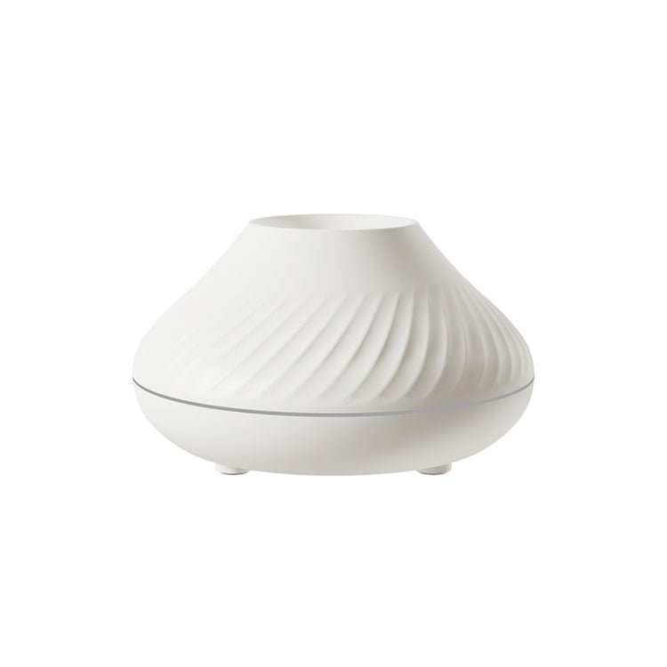 DQ705 Volcanic Flame Aroma Diffuser Essential Oil Lamp Air Humidifier with Color Night Light, DQ705(Beige), DQ705(Black) DQ705(Beige) Beige