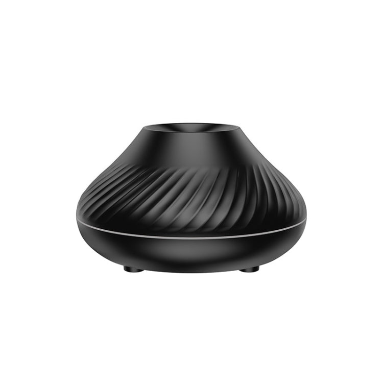 DQ705 Volcanic Flame Aroma Diffuser Essential Oil Lamp Air Humidifier with Color Night Light, DQ705(Beige), DQ705(Black) – Durable Build, Easy to Use DQ705(Black) Black