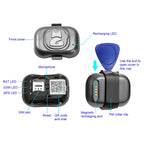 G16 Pets GPS Tracker IP67 Waterproof Smart Collar Anti-lost Tracking for Dog Cat, G16 Pets GPS – Waterproof, Card Slot