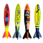 Large Torpedo Diving Swimming Pool Toys Children Summer Water Toys, 4PCS Torpedo, 3PCS Octopus, 4PCS Hard Ring, 4PCS Soft Ring, 3PCS Small Seaweed, 3PCS Big Seaweed, 8PCS Small Stones (large), 8PCS Big Stones (small), 4PCS Sea Horses, 4PCS Sharks      ...