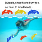 Large Torpedo Diving Swimming Pool Toys Children Summer Water Toys, 4PCS Torpedo, 3PCS Octopus, 4PCS Hard Ring, 4PCS Soft Ring, 3PCS Small Seaweed, 3PCS Big Seaweed, 8PCS Small Stones (large), 8PCS Big Stones (small), 4PCS Sea Horses, 4PCS Sharks      ...
