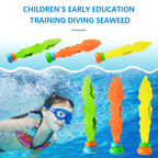 Large Torpedo Diving Swimming Pool Toys Children Summer Water Toys, 4PCS Torpedo, 3PCS Octopus, 4PCS Hard Ring, 4PCS Soft Ring, 3PCS Small Seaweed, 3PCS Big Seaweed, 8PCS Small Stones (large), 8PCS Big Stones (small), 4PCS Sea Horses, 4PCS Sharks      ...
