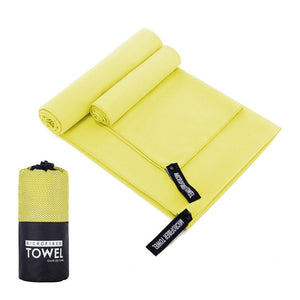 Yellow Round Mesh Bag