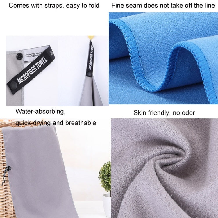 Absorbent Quick Dry Sports Towel Microfiber Bath Towel, 40x80cm – Durable Build, Easy to Use