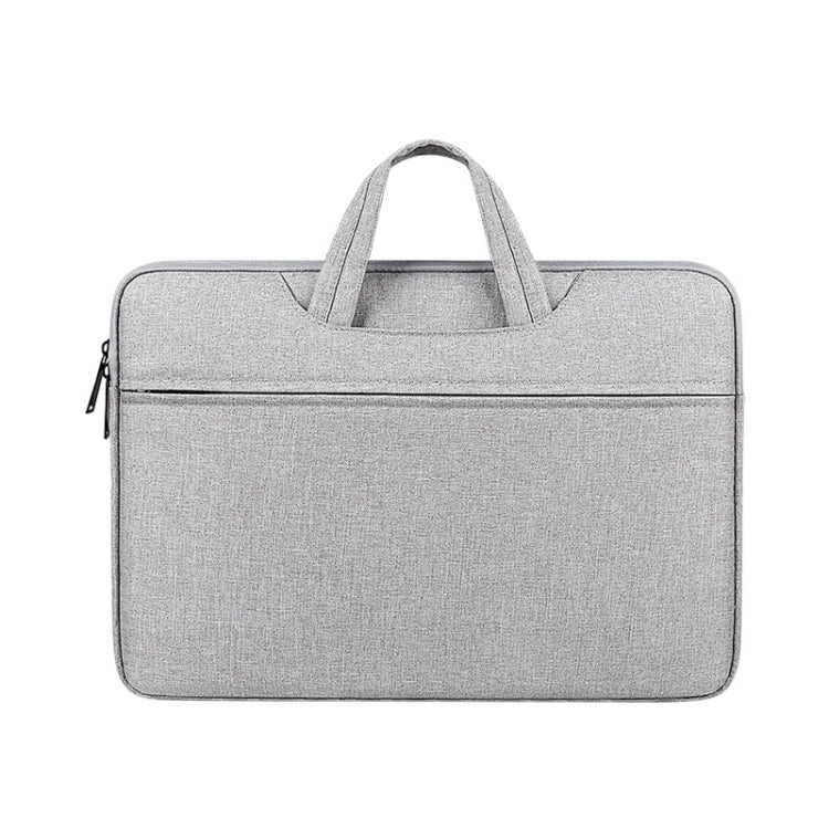 ST01 Large-Capacity Waterproof Shock-Absorbing Laptop Handbag, 13.3 inches, 14.1-15.4 inches, 15.6 inches – Waterproof, Wear-resistant 13.3 inches Grey