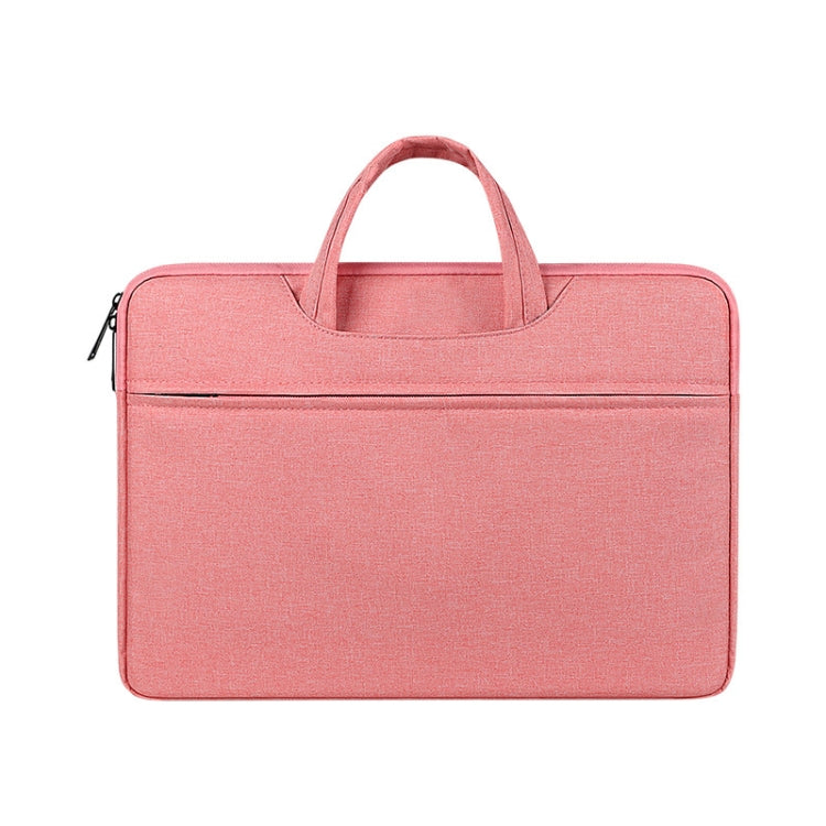 ST01 Large-Capacity Waterproof Shock-Absorbing Laptop Handbag, 13.3 inches, 14.1-15.4 inches, 15.6 inches – Waterproof, Wear-resistant 13.3 inches Lady Pink