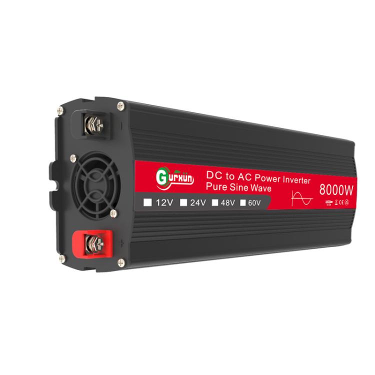 Gurxun 8000W High Power Household Car Sine Wave Inverter, 8000W 60V To 220V, 8000W 12V To 220V, 8000W 24V To 220V, 8000W 48V To 220V – TPU 8000W 12V To 220V