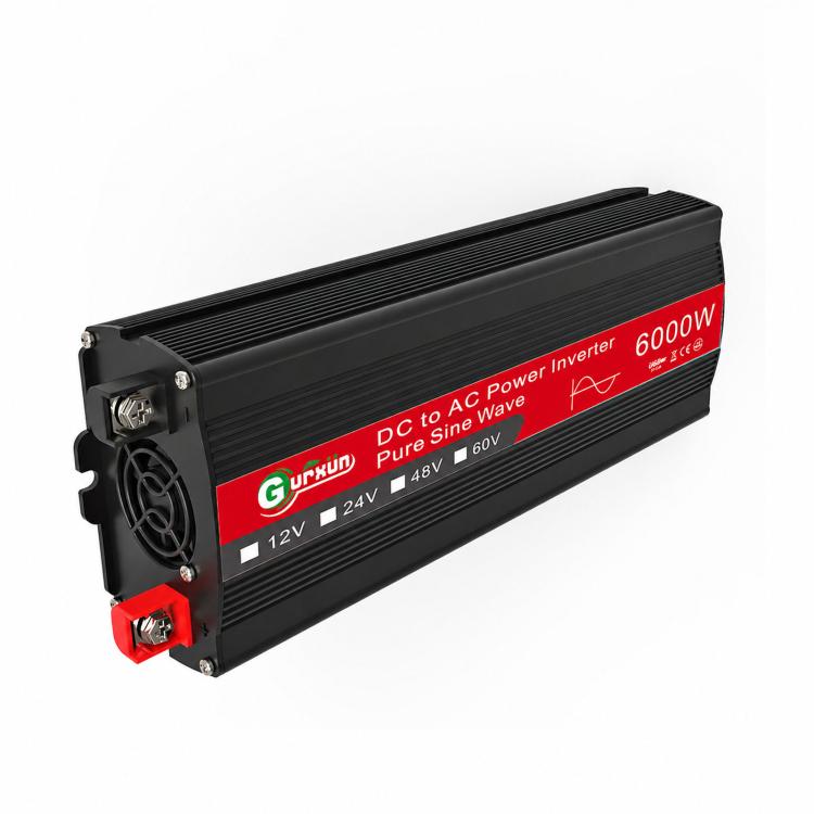Gurxun 6000W High Power Sine Wave Inverter With Single Digital Display, 6000W 12V-220V, 6000W 24V-220V, 6000W 48V-220V, 6000W 60V-220V 6000W 12V-220V