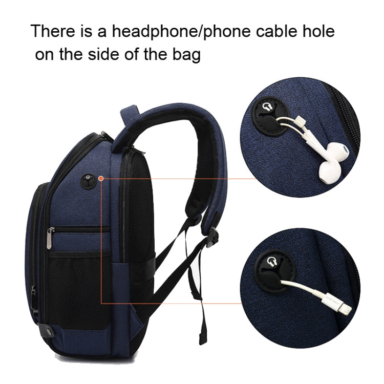 Cationic SLR Backpack Waterproof Photography Backpack with Headphone Cable Hole, Blue, Black, Red