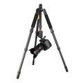 QingZhuangShiDai Q666 Portable Travel SLR Camera Aluminum Magnesium Alloy Tripod, Q666(Black) Q666(Black)