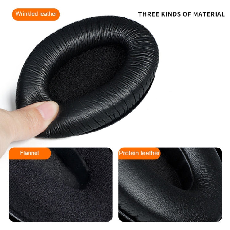 Headphone Cushion Cover – 2 PCS Breathable Foam Headphone Sleeves Earmuffs For Sennheiser HD200...