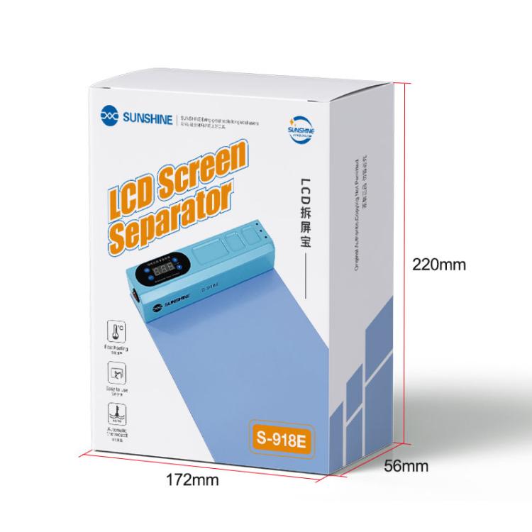 SUNSHINE S-918E LCD Screen Removal Treasure Mobile Phone Repair Heating Pad, US Plug, SUNSHINE S-918E(US Plug)