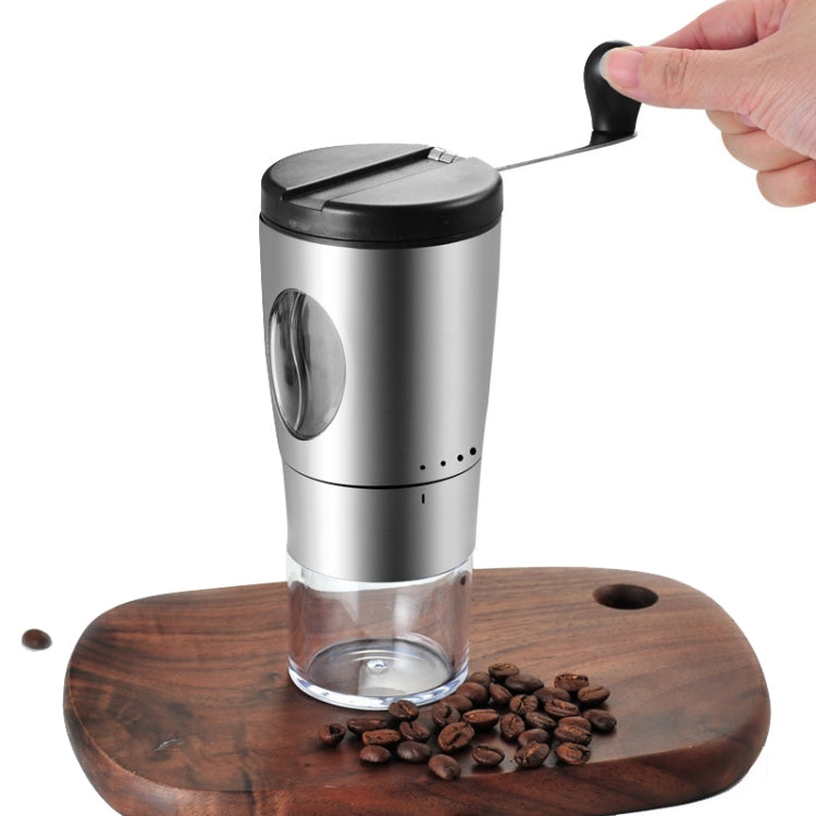 Manual Coffee Bean Grinding Machine Household Small Portable Coffee Machine, Stainless Steel Stainless Steel