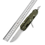 Outdoor Camping Tableware Stainless Steel Folding Knife Fork and Spoon Combination Tableware