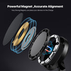 UD23 15W 3 In 1 Desktop Aluminum Alloy Wireless Charger, For Smartphone&iWatch&AirPods, UD23